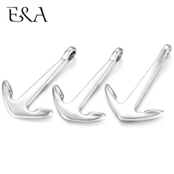 Stainless Steel Anchor High Polished Hole 4mm Bracelet Hooks Clasp Jewelry Making Findings DIY Supplies Accessories Wholesale