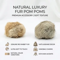 1/2/3/6pcs Rabbit Fur Ball Interactive Cat Toy Pet Product Containing Catnip Toy Ball Chasing Plush Toy Ball Cat Accessories 8cm 5