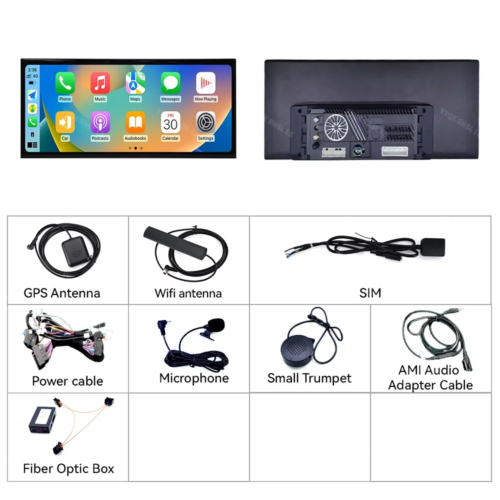 

15.8" Car Radio For Audi A6 A7 RS7 C7 2012 - 2018 Wireless CarPlay Android Auto Multimedia Player display Screen Video Head Unit