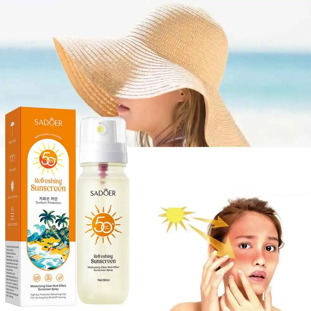 Moisturizing and Isolation Spray Effectively Resists Sun Ultraviolet Rays and Prevents Light Multi-effect Sunscreen Spray