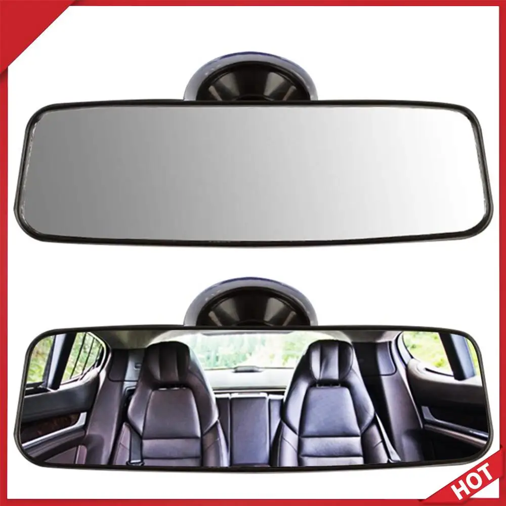 Panoramic Vehicle Rearview Mirror 360 Rotates Universal Car Rear Mirror Adjustable Suction Cup Auto Interior Accessories
