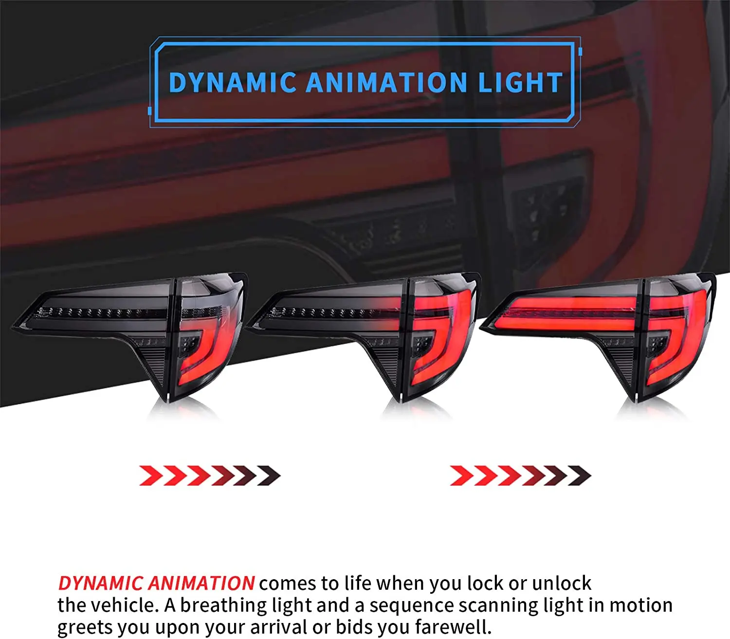 LED Taillight for 2014 - 2022 Honda HRV Start-up Sedan Rear Lamps Animation Turn Sequential Signal Tail lights Assembly - Image 3