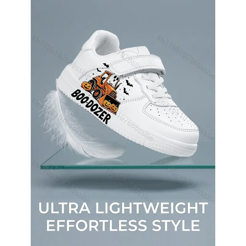 Picture 5: Halloween 7-18 Year Old Children Flat Shoes for Boys Girls Popular Outdoor Street Light Walking Shoes Selection Holiday Gift