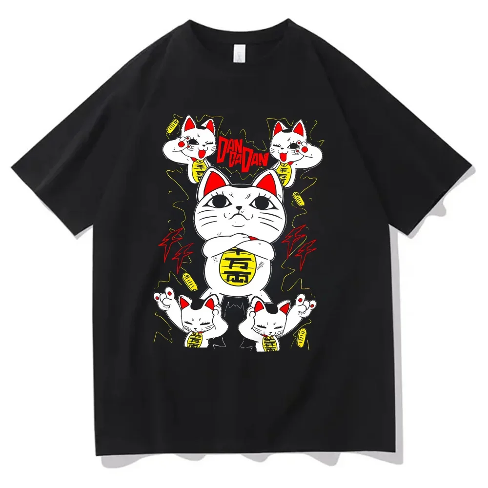 Dandadan cotton t-shirt women Trendy streetwear Graphic graphic Y2k t shirt Psychedelic Retro anime korean clothes 2000s