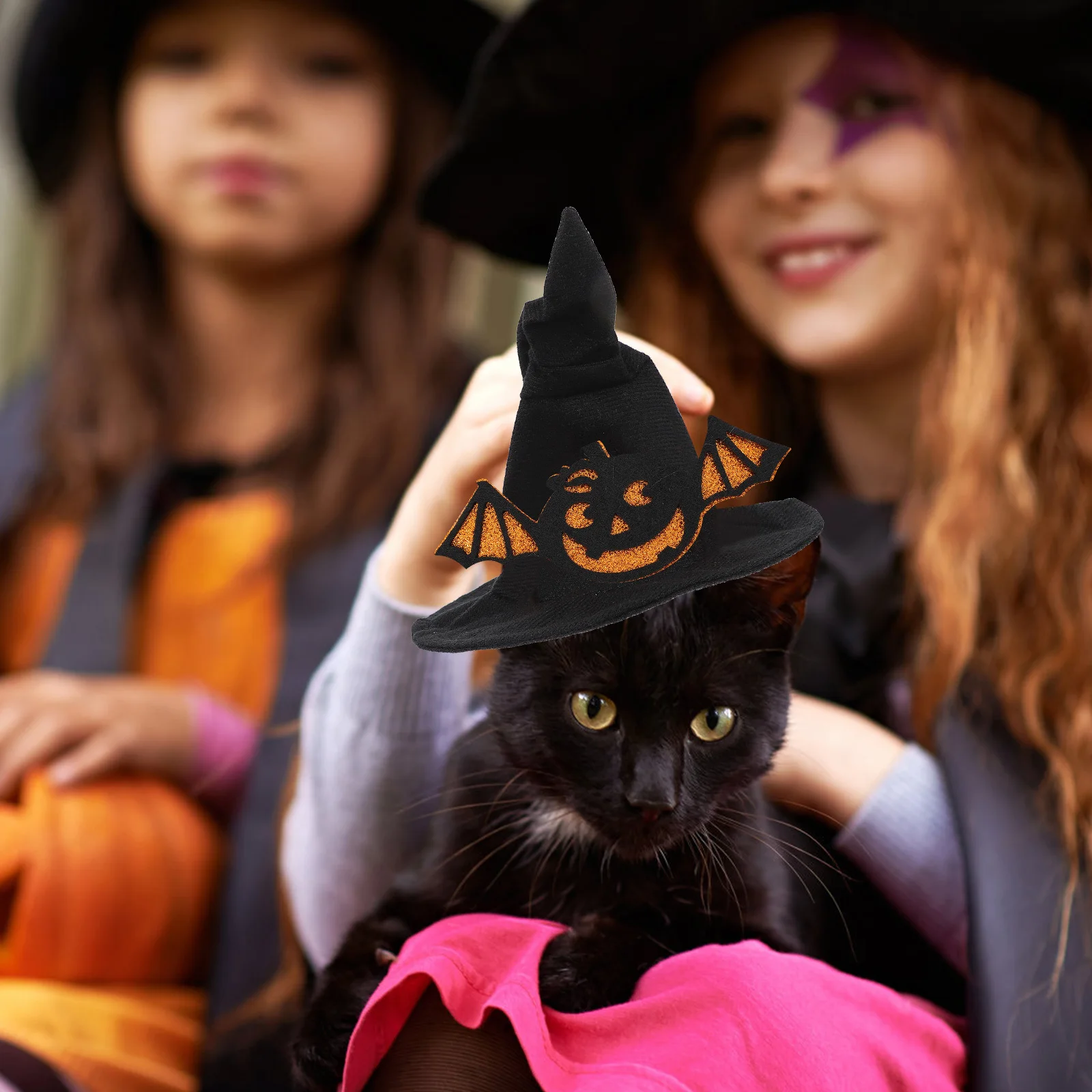 

1Pcs Pet Hat Small Pet Halloween Dog Cat Hat Decorative Headgear Party Accessory Cat Headdress Dog Headdress