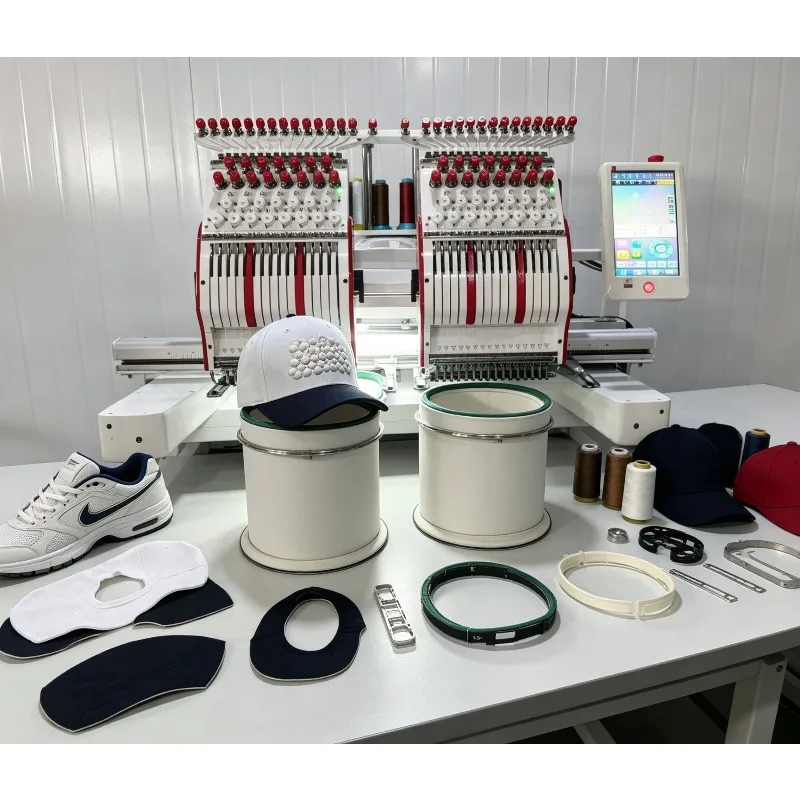 High Efficient After-sale Service 12/15 Needles Cap Embroidery Machine Computerized Single Head Embroidery Sewing Machine