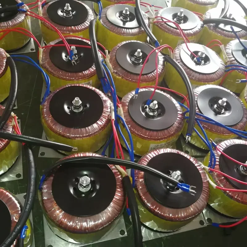 Hongxi High-Power Single-Phase Toroidal Isolation Transformer 450W 400V 230V Double-wound Coil All-CopperWholesale Available