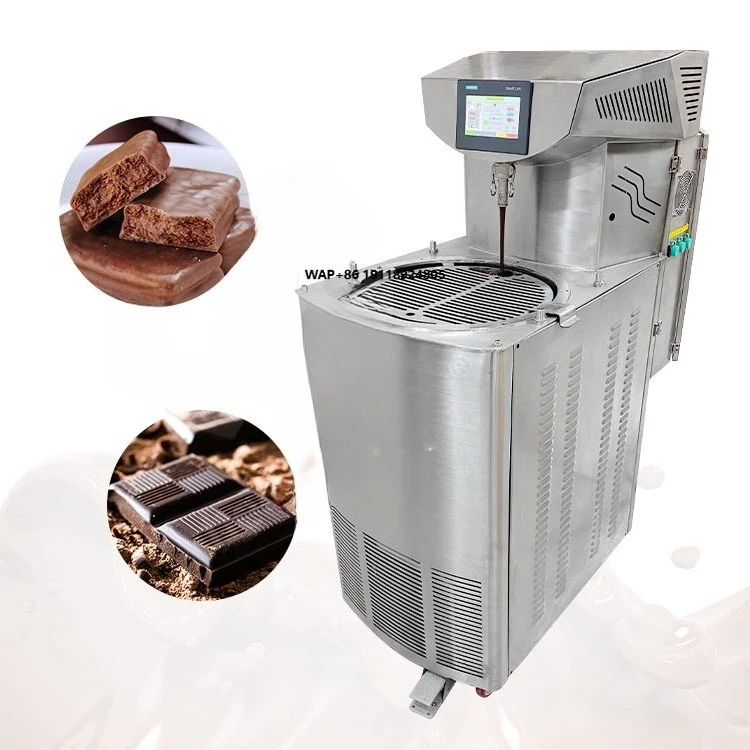 Energy Saving Automatic Cocoa Butter Small Wheel Chocolate Temper Melt Machine