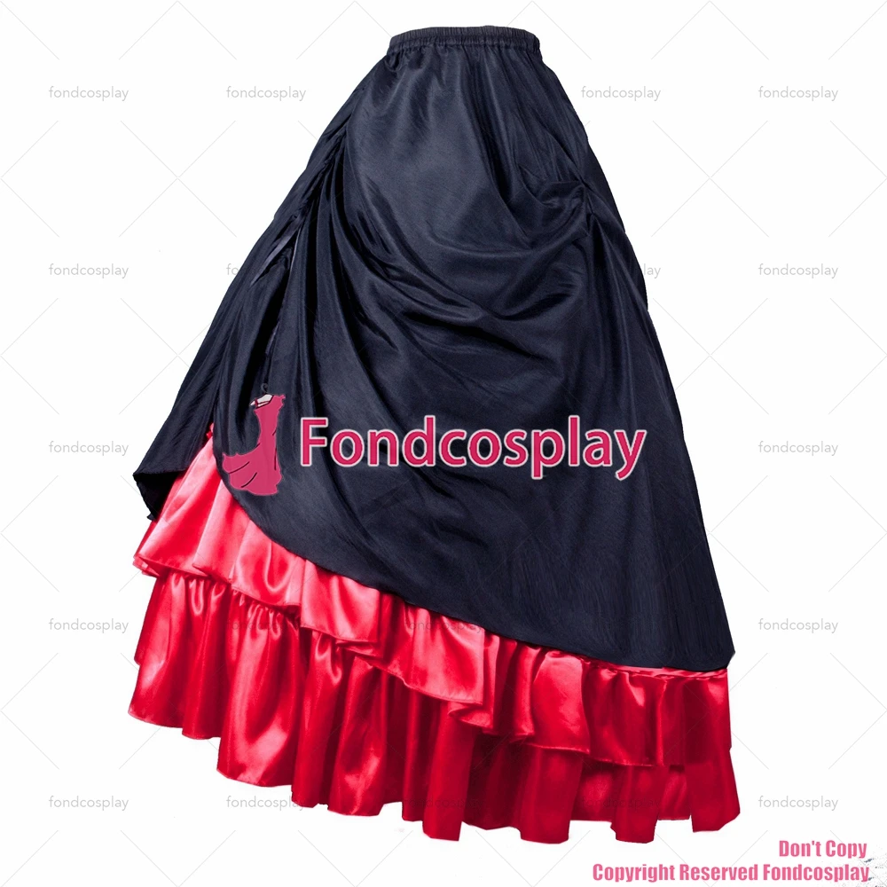 

fondcosplay Victorian Rococo Medieval Gown Ball black red Skirt Gothic Evening Dress Cosplay Costume CD/TV[G832]