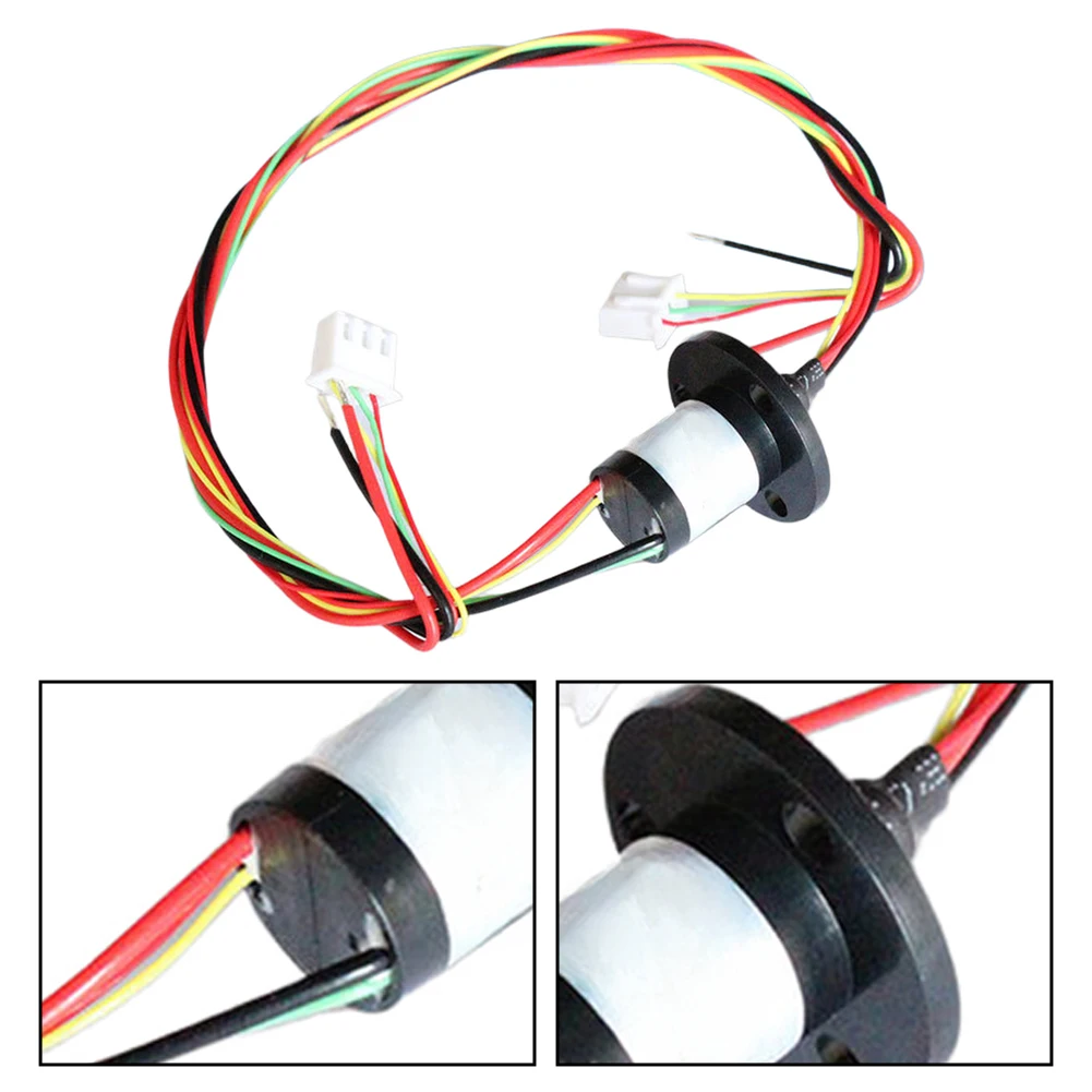 22mm 2-Path Slip Ring Connector Supporting 2A and 5A for Gimbal Electrical Interface and For Ferris Wheel Mechanical Use