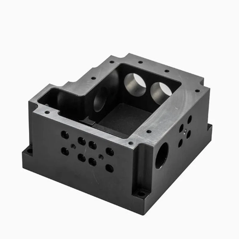 

Custom CNC Machining for Prototype and Production Parts Black Aluminum Alloy Square Frame