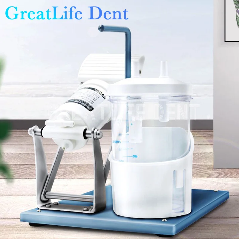 

No Electricity Required Portable Foot Pedal Sputum Suction Mobile Dental Suction Unit Portable Suction Dental