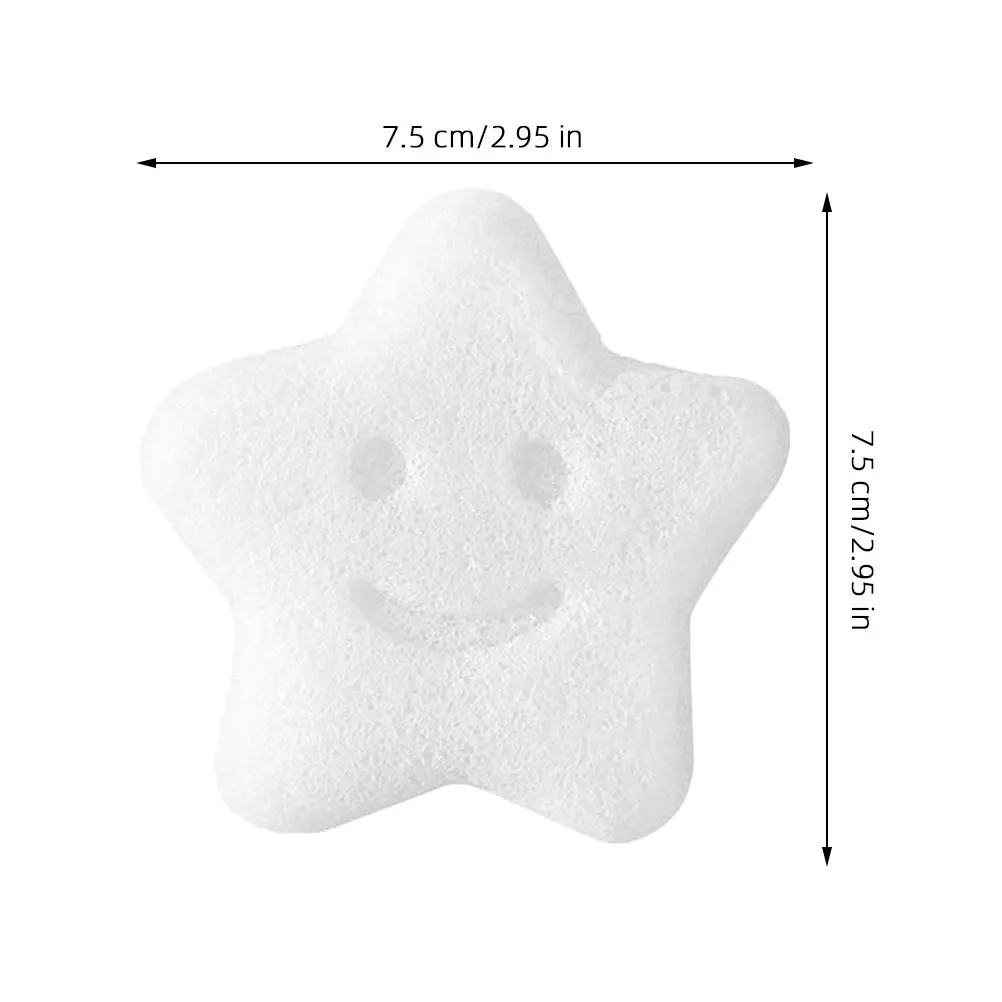 3 قطعة تنظيف الجلد دش الإسفنج لينة التقشير حمام منظف الجسم المحمولة غسل الوجه لوازم الوجه الإسفنج #5