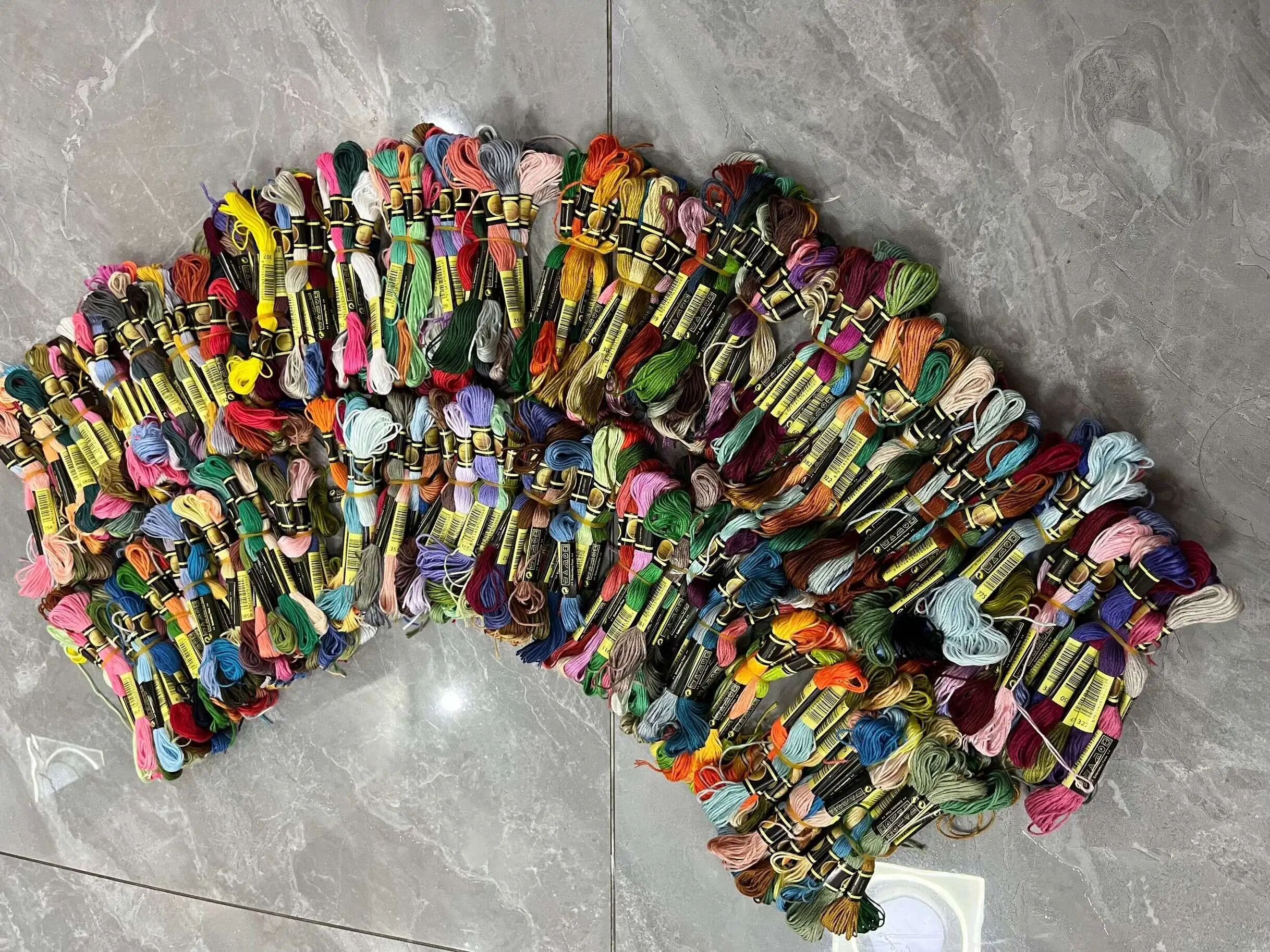 50pcs CXC threads 6 Strands different Colors,Cross Stitch Thread