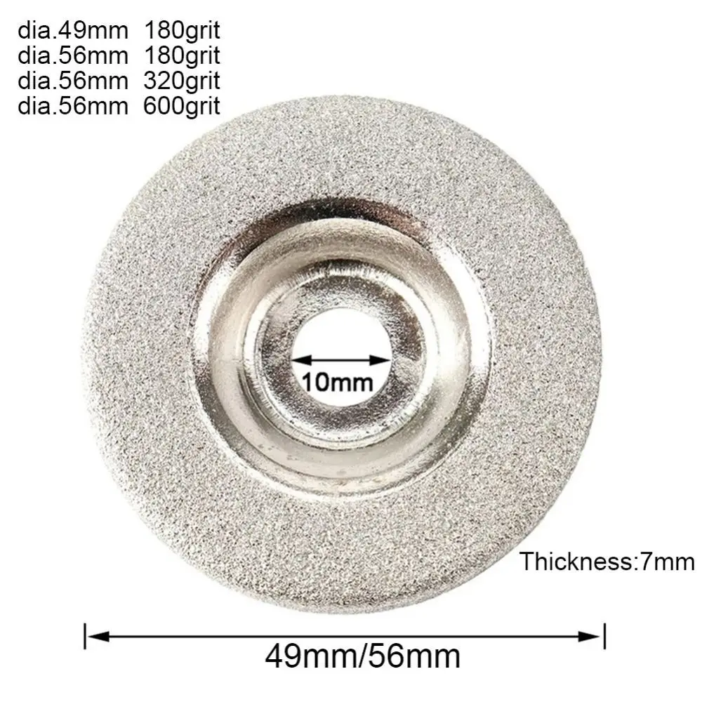 ダイヤモンドサンドホイール研削ディスク研ぎ器、トリミング研磨ツール、実用的なアングルグラインダーアクセサリー、180グリット、320グリット