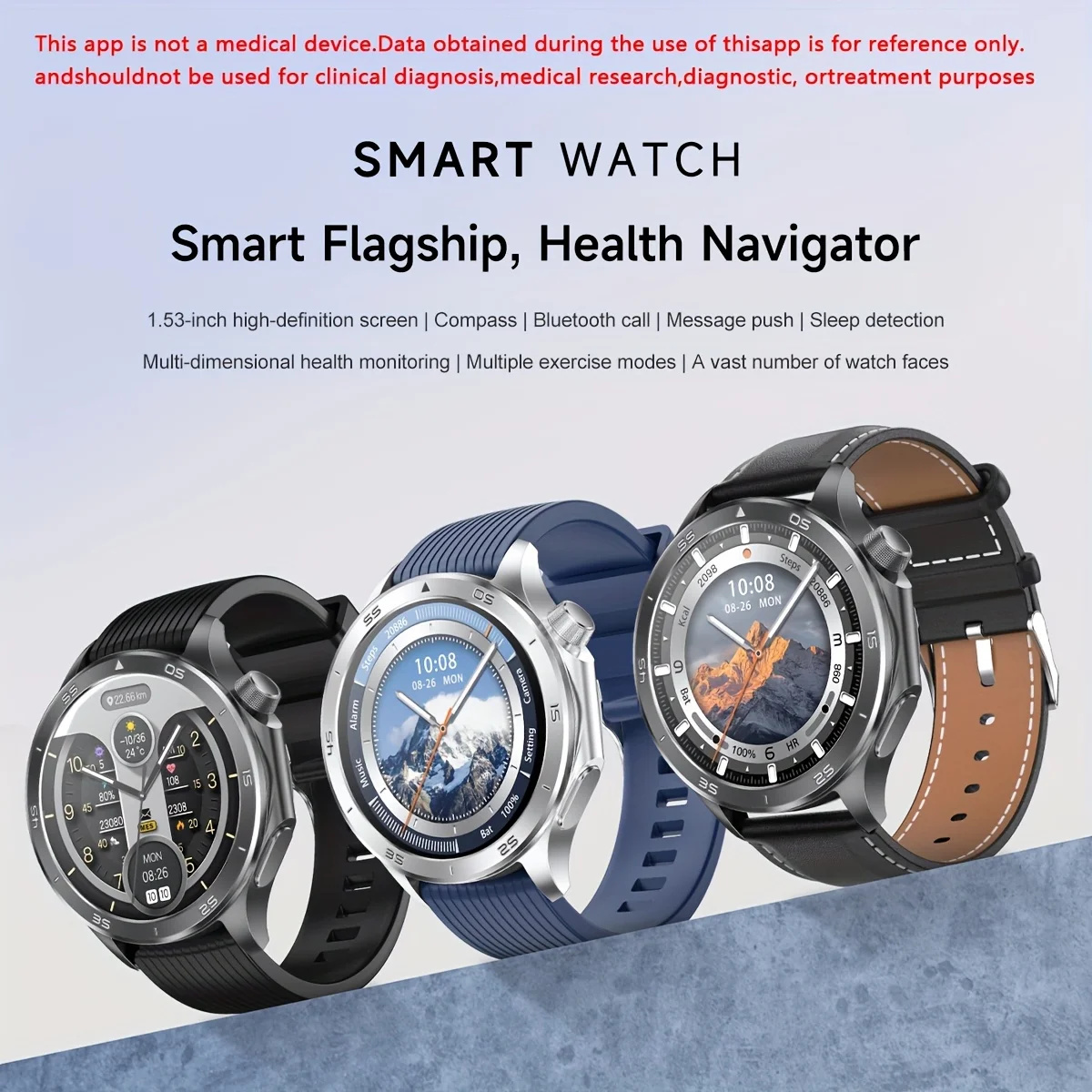 

A 1.53-Inch HD Screen Smart Watch X2MAX Sports Watch Sleep Health Monitoring Multiple Sports Modes Call And Message GPS Tracking