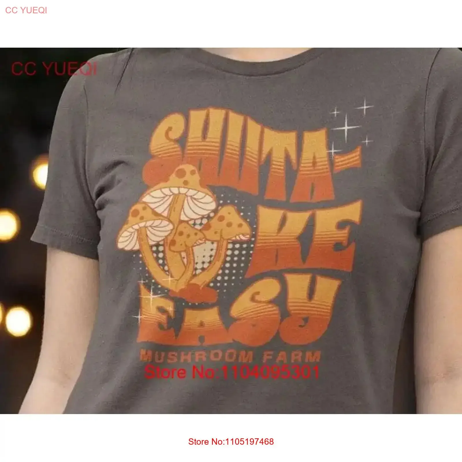 

Shiitake Easy Mushroom Club T Shirt Lovers Cottage Art Farmer Chef Fungi Gardener vintage Washed Breathable Unisex Stylish