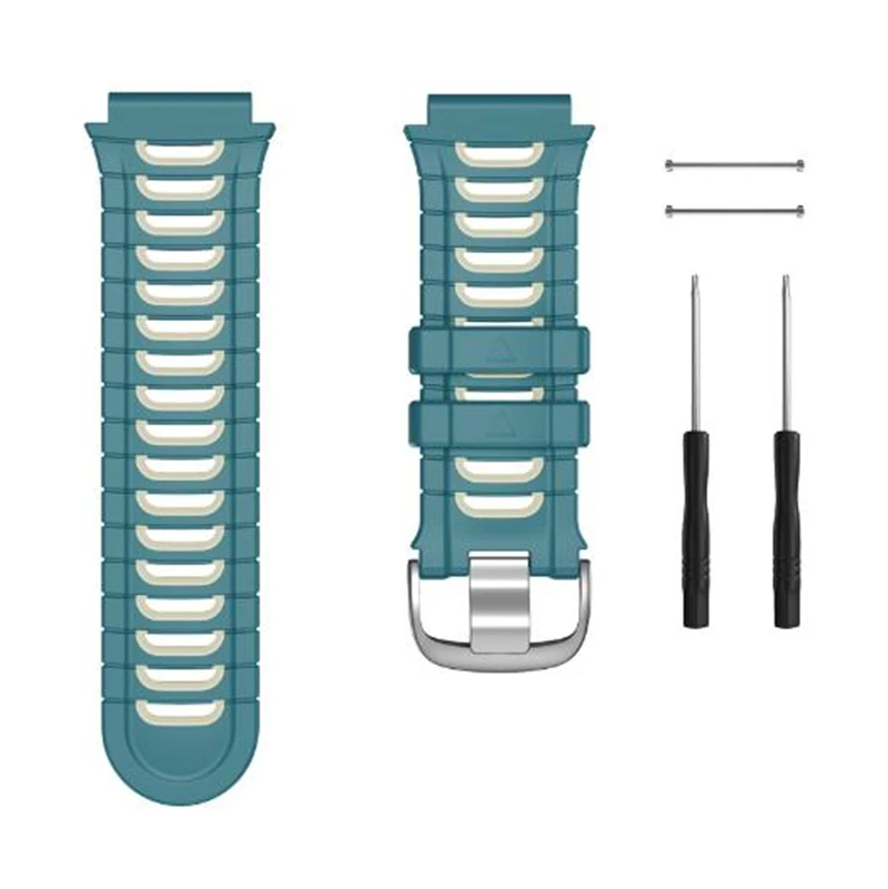 สำหรับ Forerunner 920XT สายคล้องคอซิลิโคนที่มีสีสันเปลี่ยนสายรัดข้อมือเจลนิ่มสร้อยข้อมือ