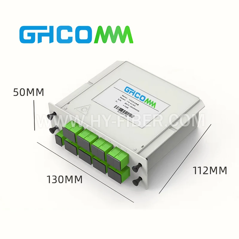 

FTTX 1x16 G657A1 PLC Cassette Splitter SC/APC, Fiber Optical Splitter Module for FTTH CATV Network, Low Insertion Loss