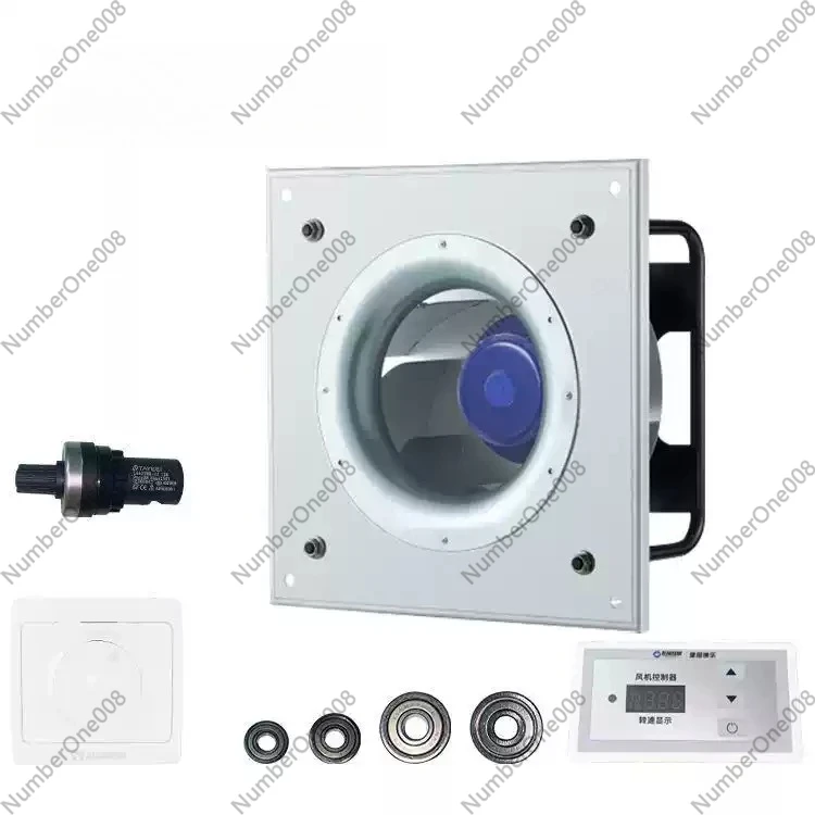 280Mm anti-corrosion and easy-to-clean EC centrifugal fan with high temperature resistance and bracket