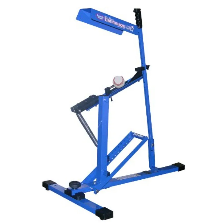 

Blue Flame Pitching Machine for Baseball Training Durable Synthetic Leather with Blue Color High-Speed Adjustable Settings for