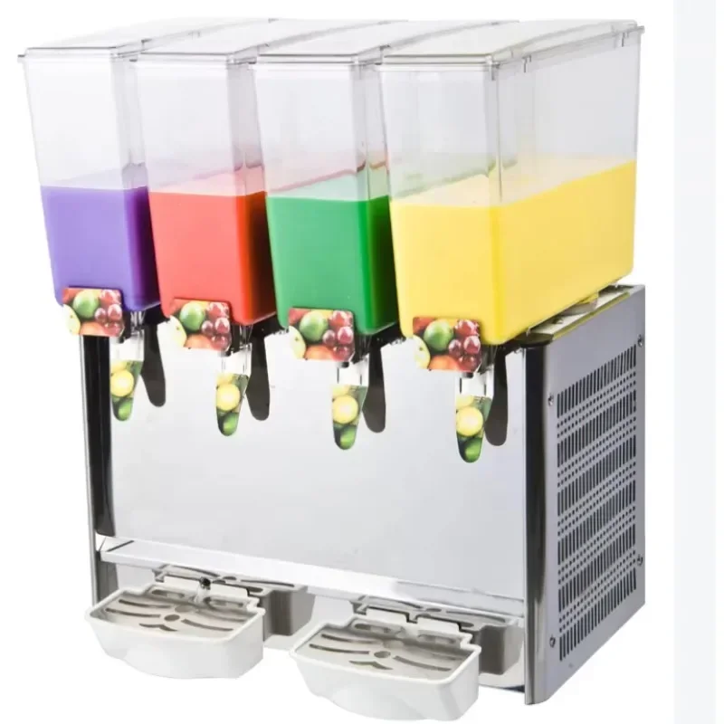 The latest design 2/3 tanks fruit juice dispenser cold beverage dispenser