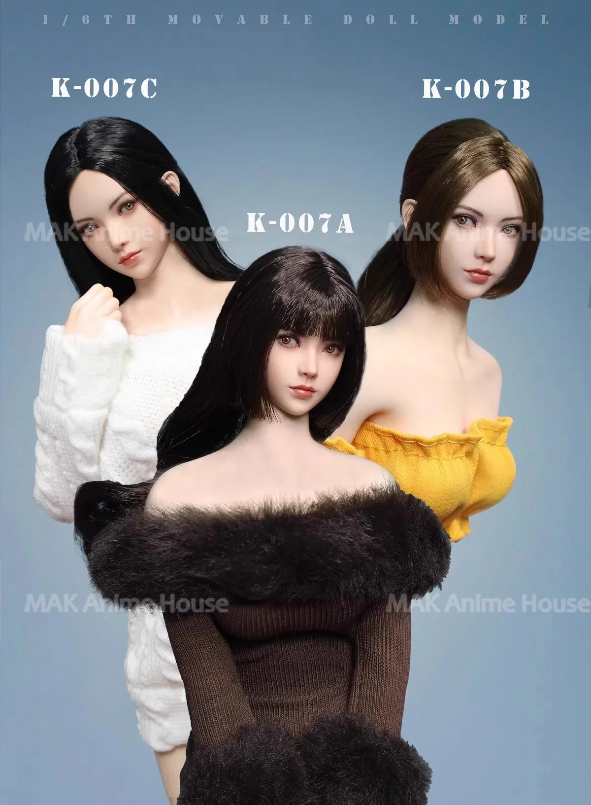 JKTOYS K-007 1/6 Bellezza Asiatica Dolce Milly Occhi Mobile Testa Sculpt Intagliare Misura 12 ''Femmina Soldato Action Figure Corpo