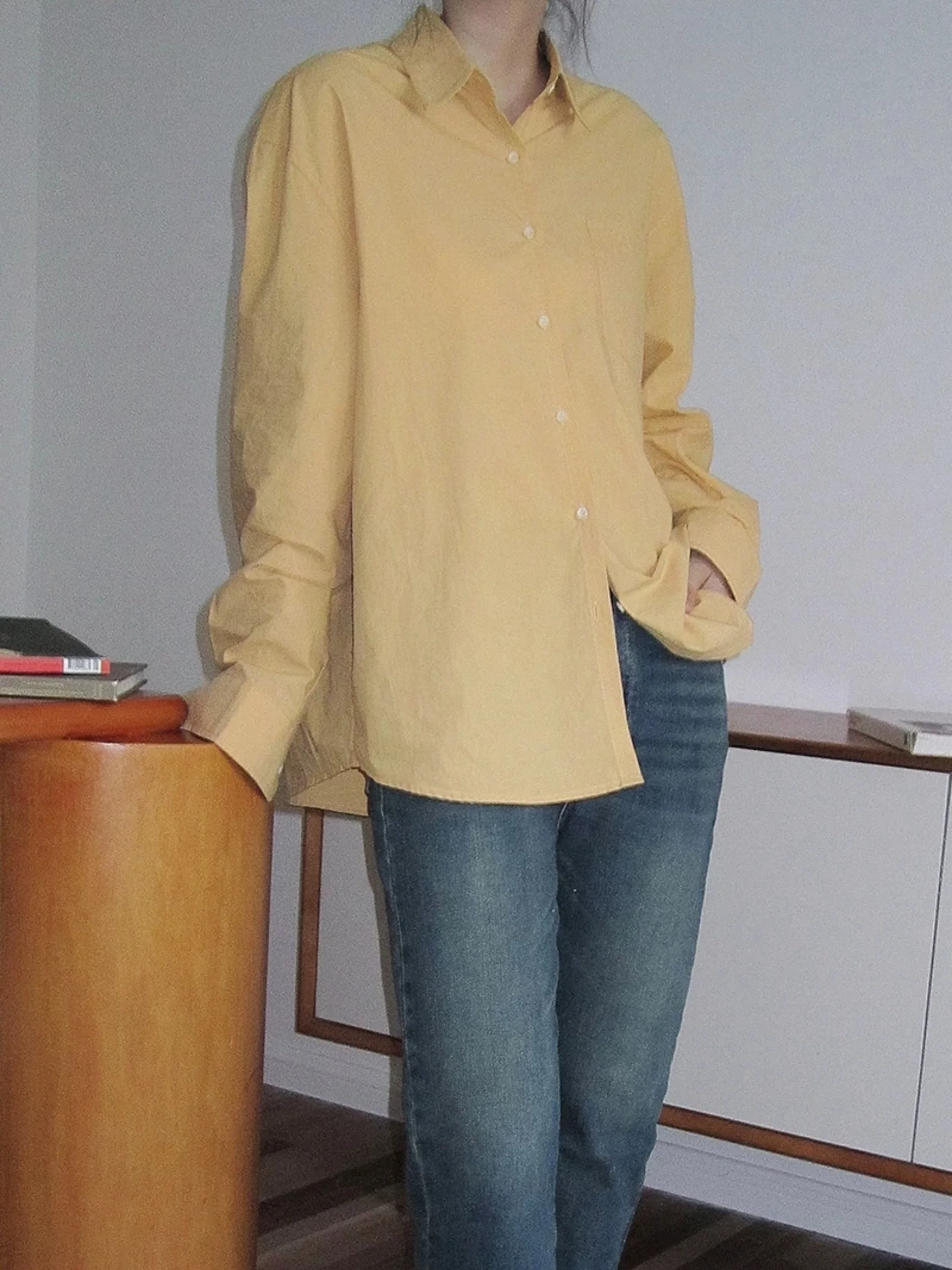 Blusa casual de algodão feminina com botões, manga comprida, plus size, streetwear, roupas femininas, moda coreana, camisas 6XL 5XL