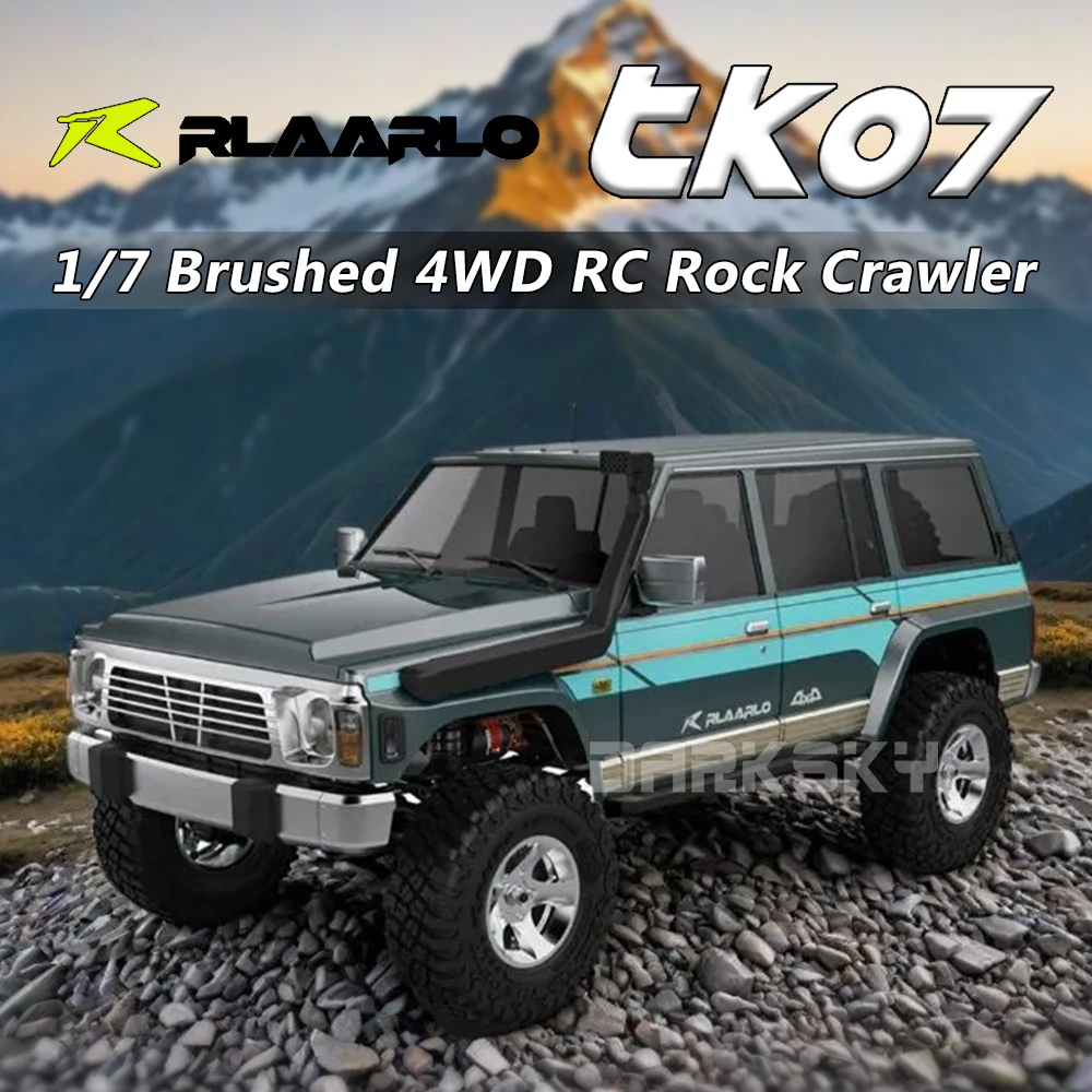 

RLAARLO TK07 4x4 Brushed RC Rock Crawler 1/7 Electric Remote Control Model Cars RTR Adult Children's Toys