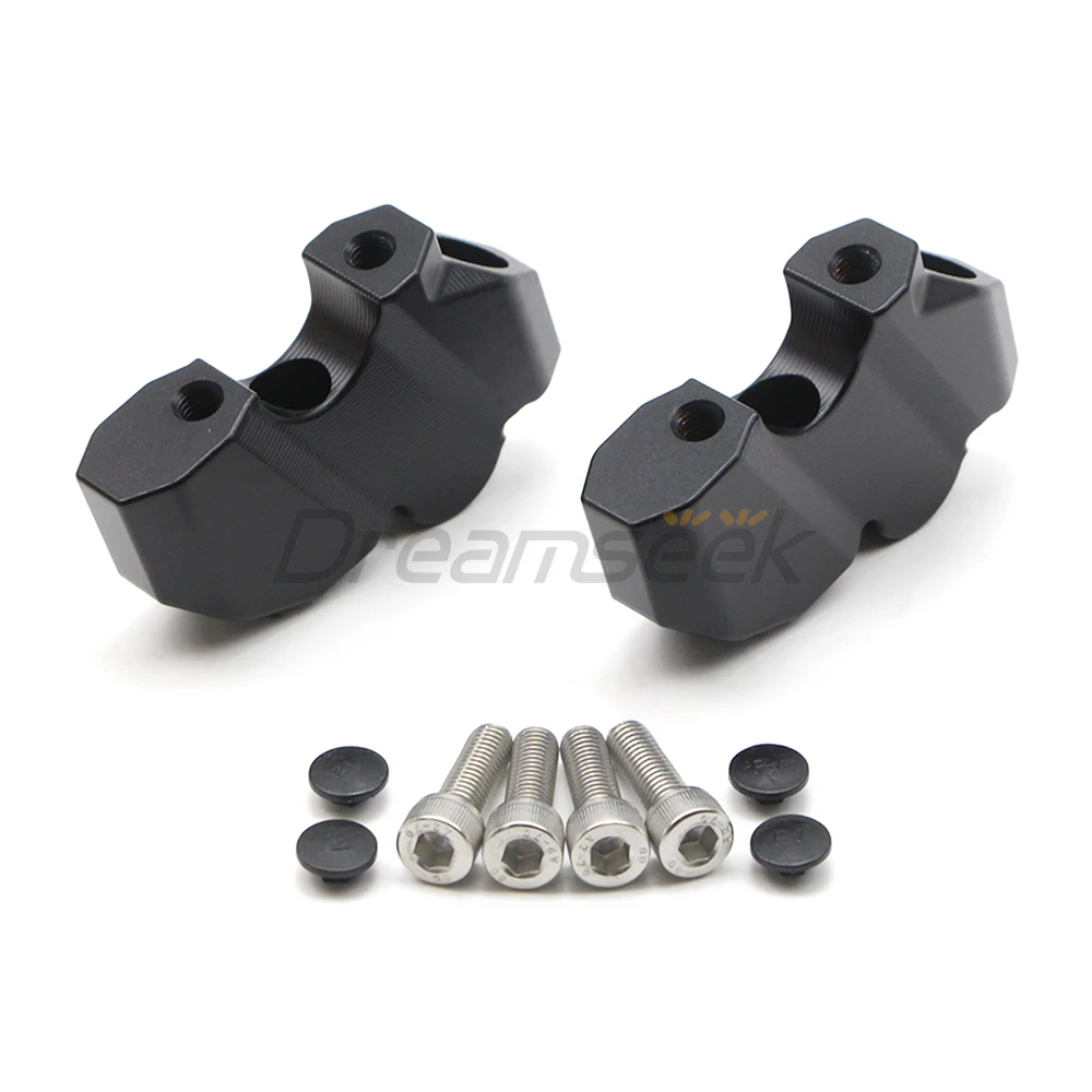 

Подъемники на руль мотоцикла для Harley Sportster S 1250 RH1250 2021 22, черная ручка, подъемник, зажим, монтажный адаптер с ЧПУ