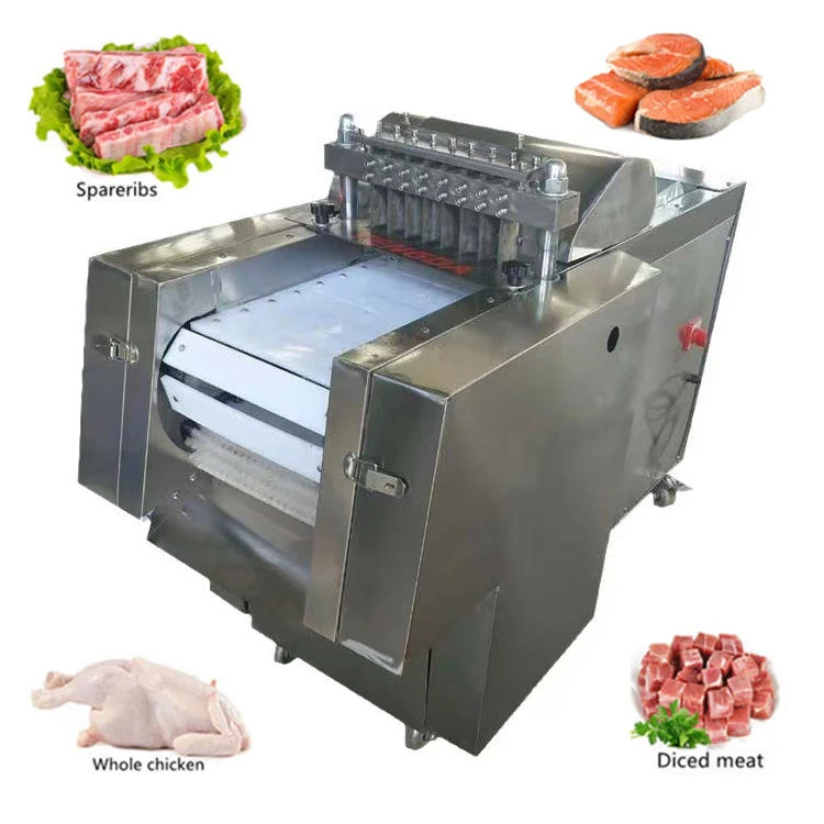 Mini Cutting Machine Meat Slicer Commercial Frozen Chicken Dicer Meat Cutting Machine Cubes Frozen Meat Cutting Machine
