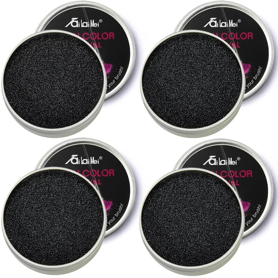 ฟองน้ําทําความสะอาดกําจัดสี 4 แพ็คทําความสะอาดแปรงแต่งหน้าได้อย่างรวดเร็วโดยไม่ต้องใช้น้ําหรือสารเคมีที่ทําให้แห้งได้อย่างง่ายดาย