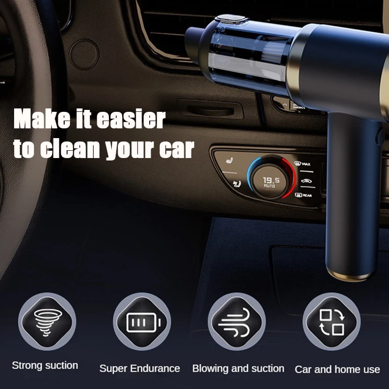 Xiaomi Car Vacuum Cleaner Portable Wireless Multifunctional 4 in 1 Mini Duster Handheld Cleaning Machine Home Appliance