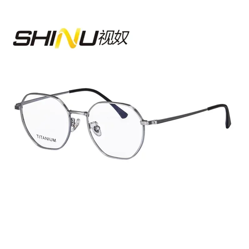 SHINU Titanium glasses women new in 2024 prescription glasses Progressive eyeglasses Multifocal eyewear Single vision customized