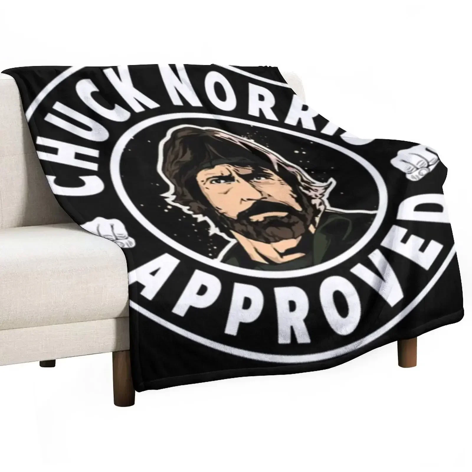 Chuck Norris Approved Colored Throw Blanket halloween decorative Fashion Sofas Plaid Thin bed plaid Blankets