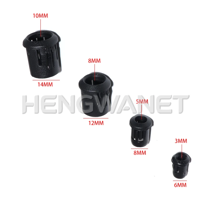 3mm 5mm Lamp Black Plastic LED Diode Holder Black Clip Bezel Socket Mount Useful LED Diode Holder Black Clip