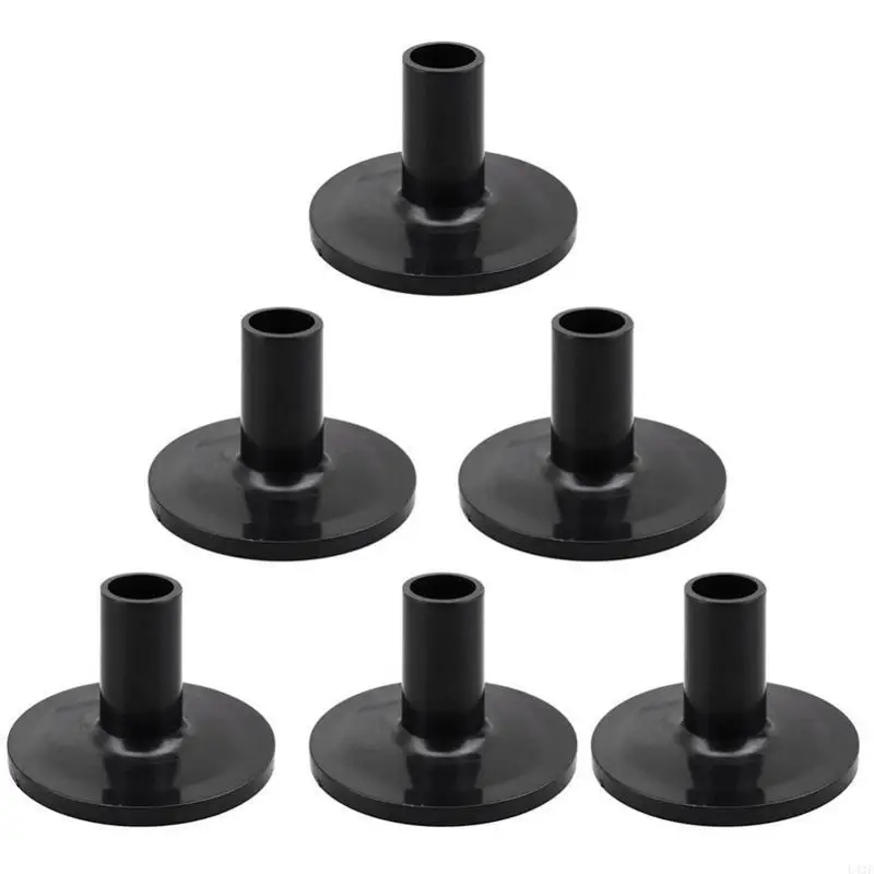 8pcs Cymbal Sleeves Plastic Drum Sleeve Cymbal Stand Sleeves With Flange Base 