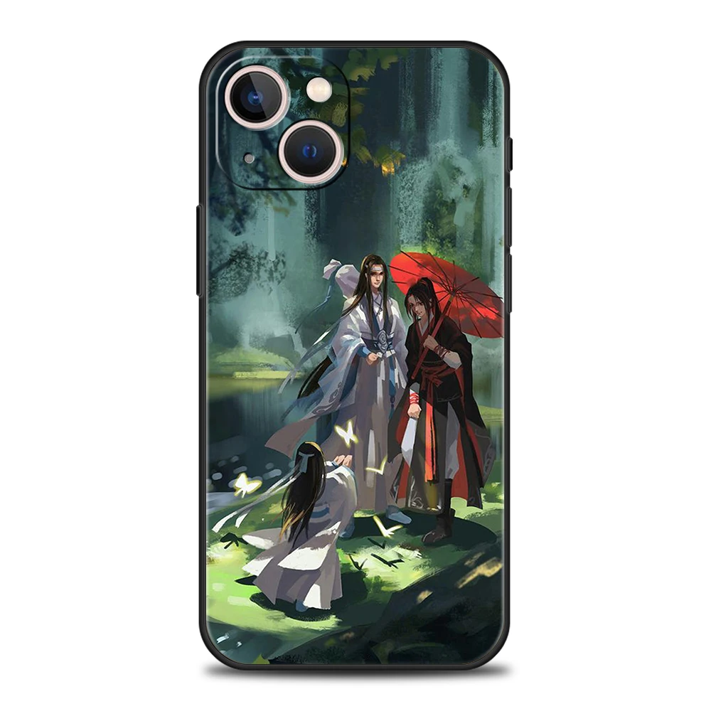 مو داو زو شي MDZS أنيمي جراب هاتف آيفون 17 16 15 14 13 12 برو ماكس 17 الهواء 11 برو ماكس للصدمات لينة بولي يوريثان شل أكياس