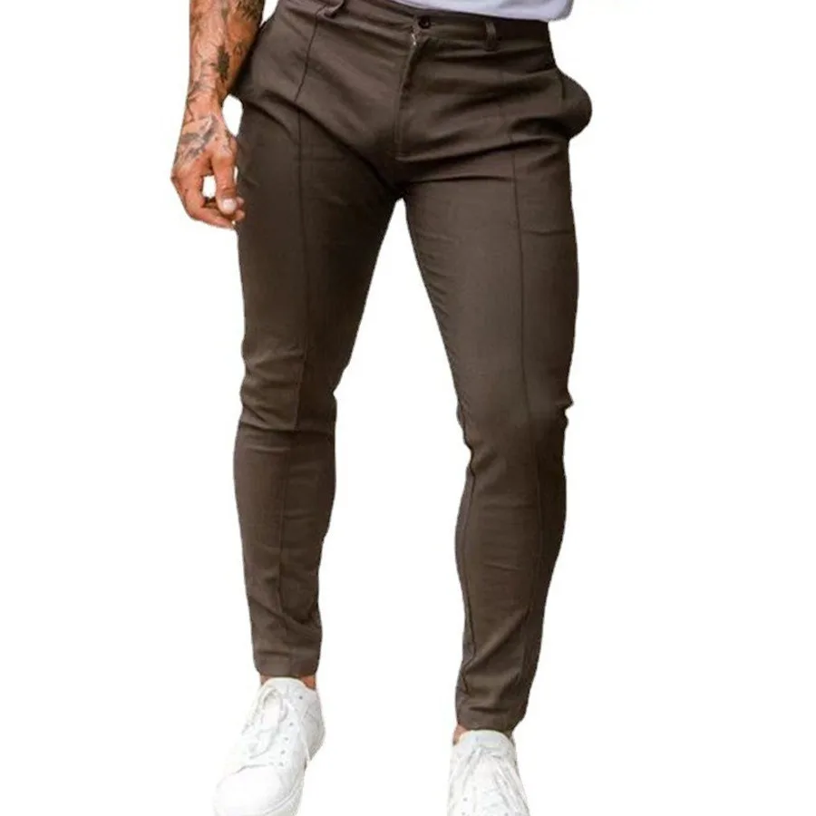 Spring Summer Casual Pants Spring New Men's Outdoor Slim Fit Long Pants Straight-Leg Sports Pants