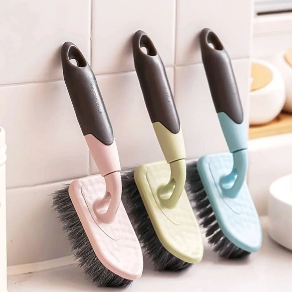 Long Handled Cleaning Brush Multifunctional Floor Gap Stain Removal Brush Stiff Bristle Stiff Bristle Brush Wall Cleaning