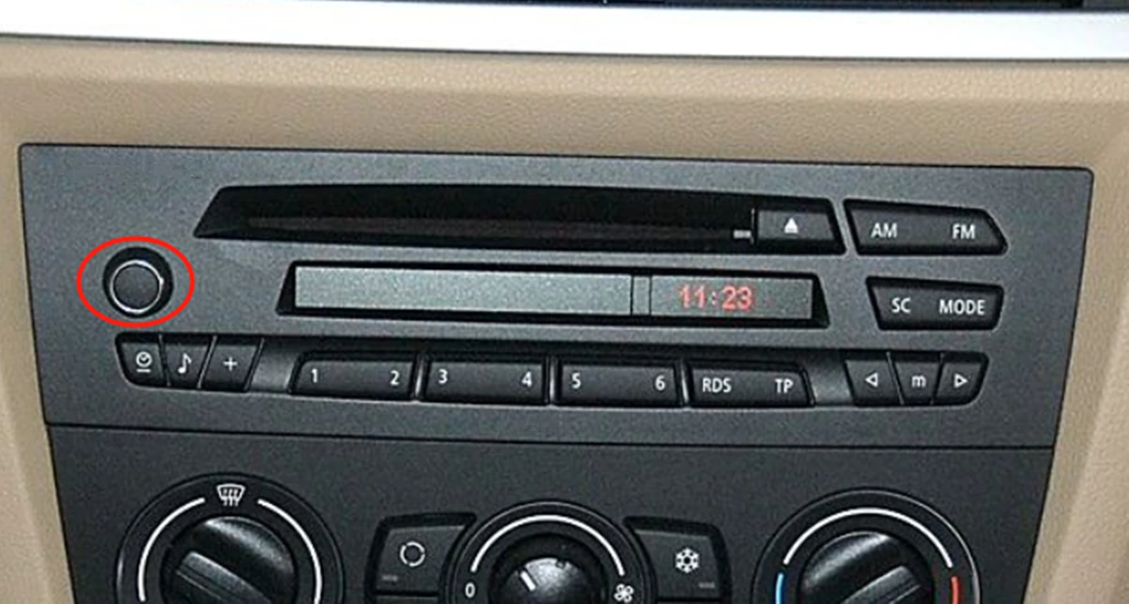 Interior do carro rádio cd player botão de volume capa para bmw e90 e91 e92 e81 e82 e87 e88 x1 e84 z4 e89