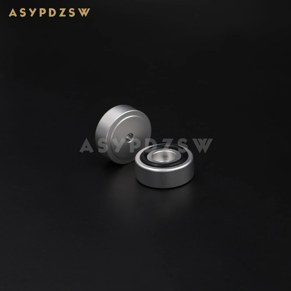 4PCS 30*12mm B Style Full aluminum Amplifier Speaker machine feet Shock pad Matte Silver/Black/Golden (Optional)