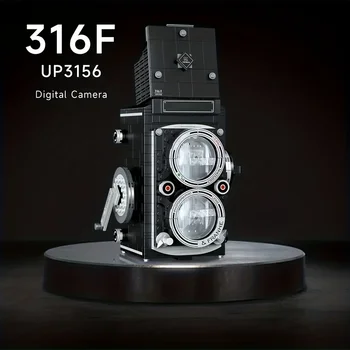 Décennie s de construction de caméra numérique pour enfants, assemblage d'appareil photo rétro, briques modèles, jouets de bricolage, cadeaux de vacances, simulation, 622 pièces