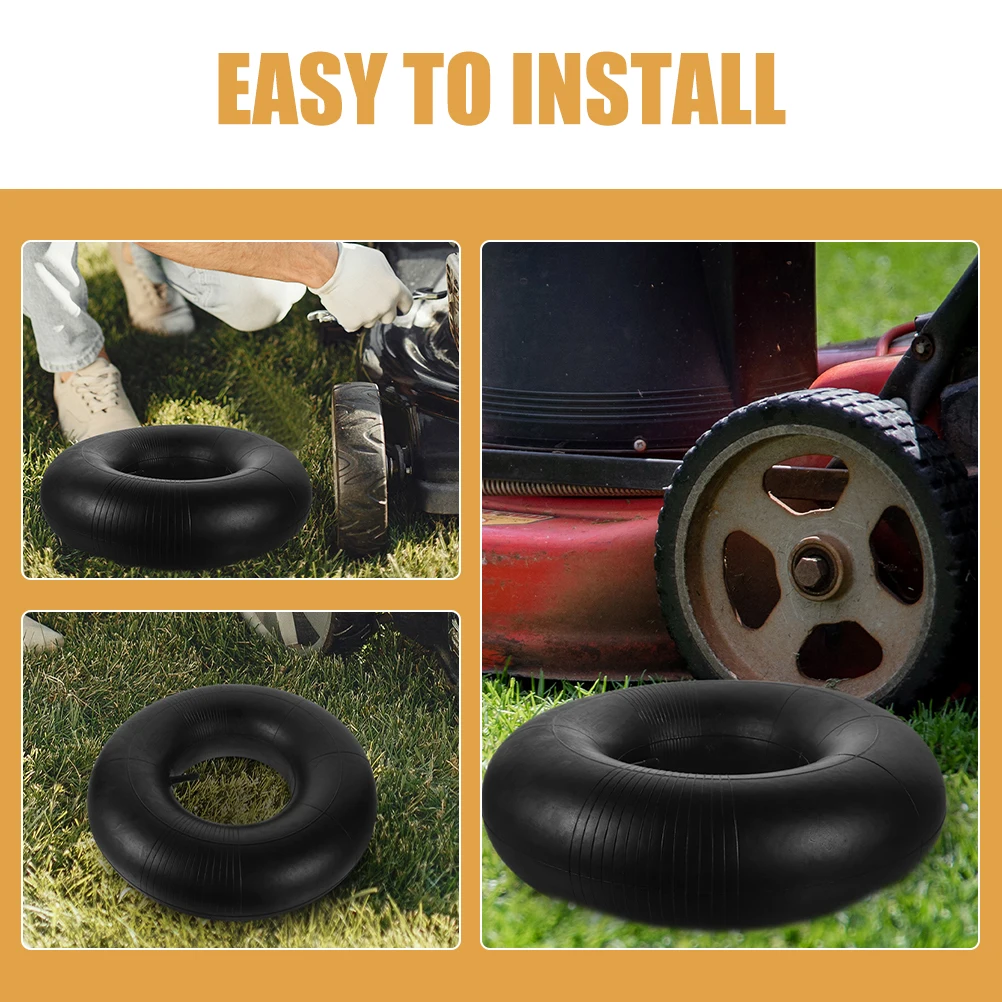 

Lawn Mower Tires 15x6.00-6 Inner Tubes Heavy Duty Rubber Replacement for Tractor Bike Garden Tools Accessories