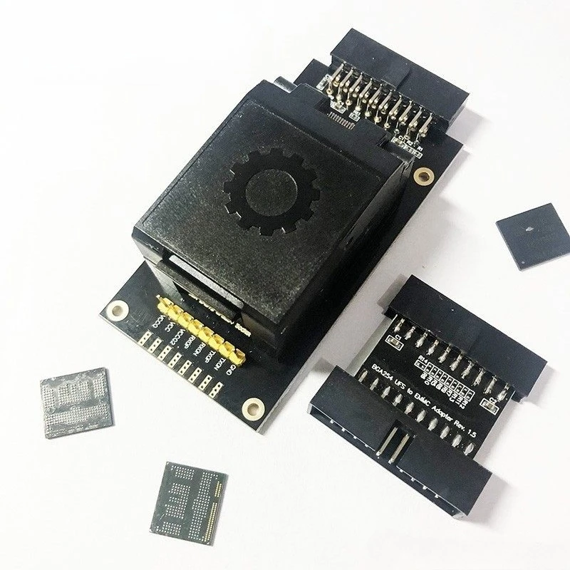 2022 Newes z3x Easy Jtag Plus UFS BGA-254 Socket / EMMC 254 ( EMMC +UFS 2 IN 1 ) Adapter  work