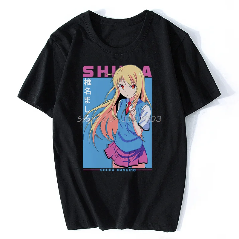 Cute Waifu Shiina Mashiro Funny Anime Tshirt Unisex Casual T Shirt Cotton T-shirt Streetwear Tee The Pet Girl Of Sakurasou