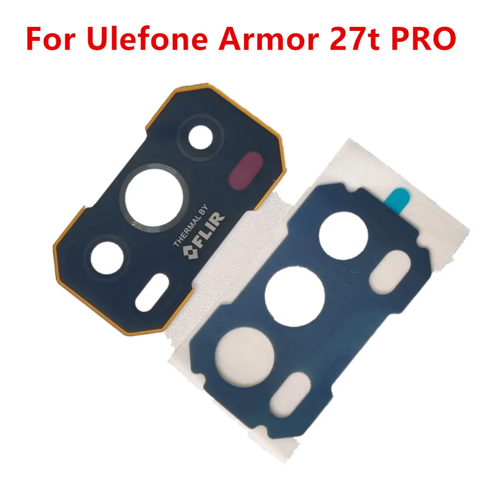 Pop Original For Ulefone Armor 27T PRO Cell Phone Back FLIR Camera Lens Glass Cover Repair Part+Adheisive Tape Sticker