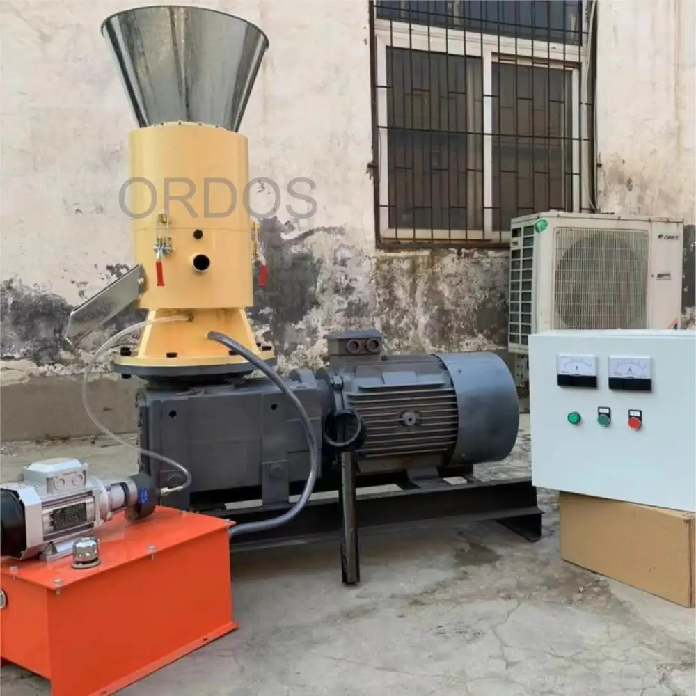 Industrial High Efficiency 100-3000kg/h Complete Set Sawdust Wood Pellet Production Pellet Making Machine