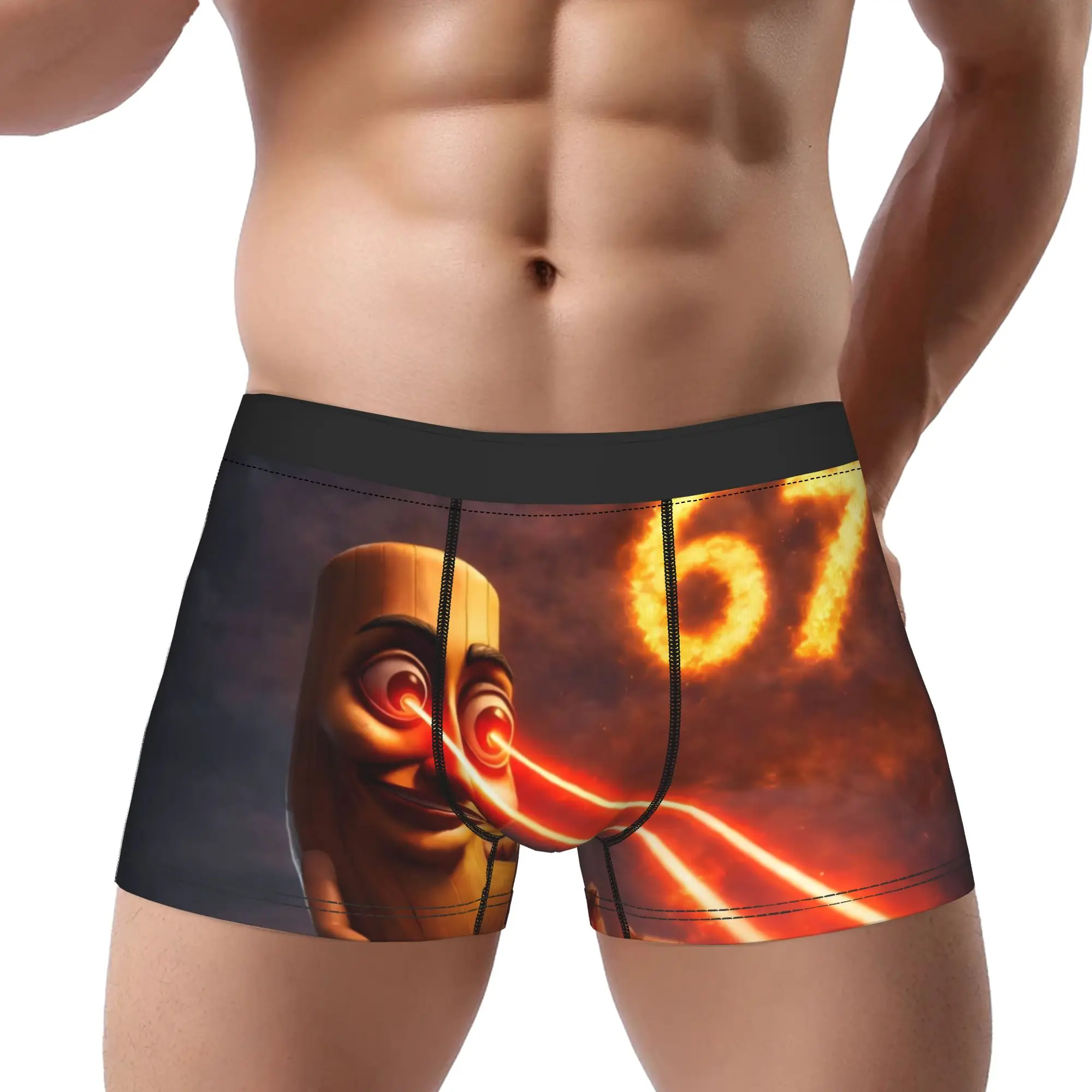 

Tung Tung Tung Sahur 67 67 Underpants Homme Panties Man Underwear Comfortable Shorts Boxer Briefs