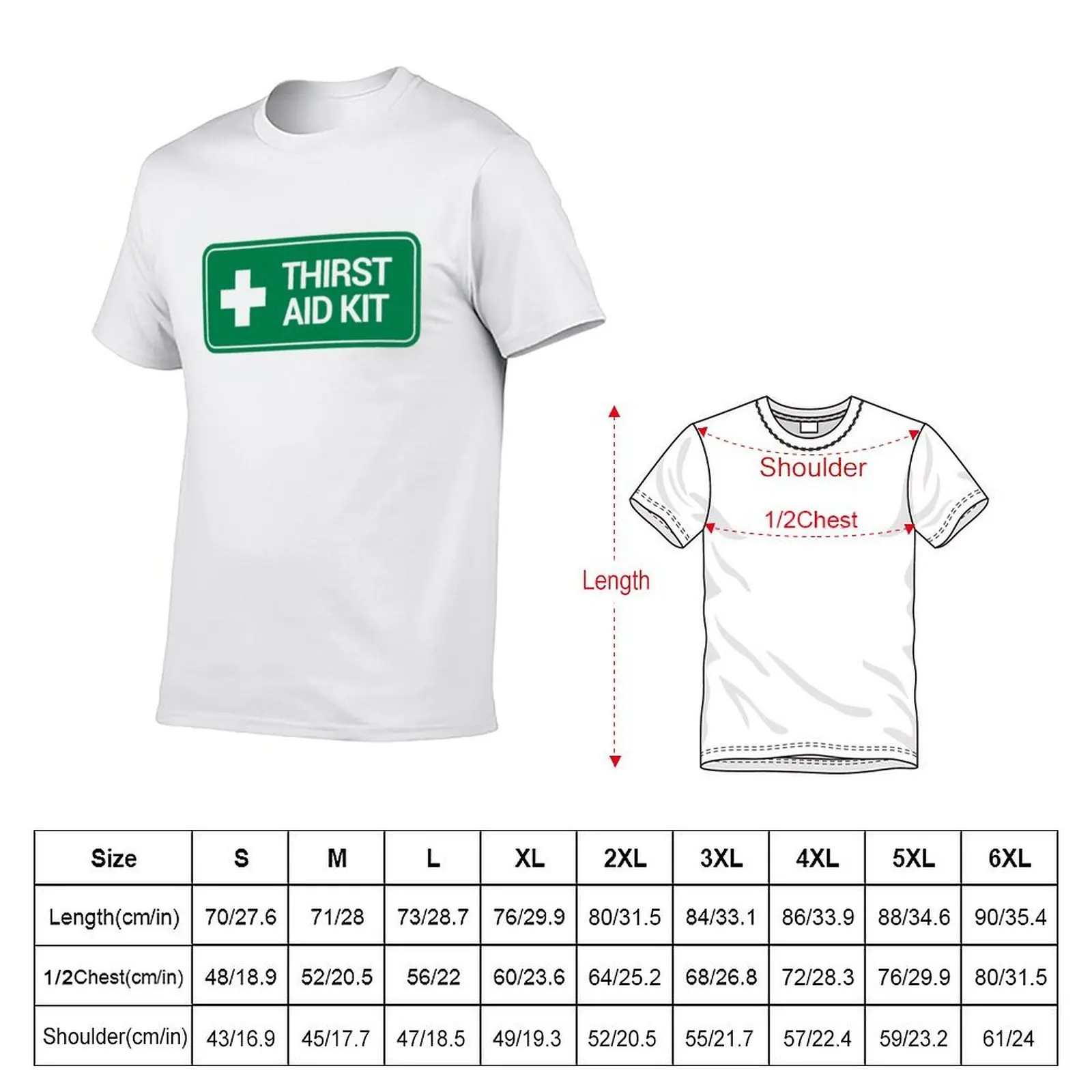 THIRST AID Kit - Logo T-Shirt Ultra Soft Breathable Tee Top